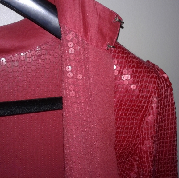 Generra Pink Sequined Bolero Size 12 - Picture 5 of 5